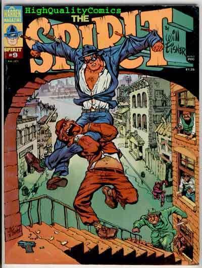 SPIRIT #9, Will Eisner, Warren, 1974, FN+. Ken Kelly, Magazine