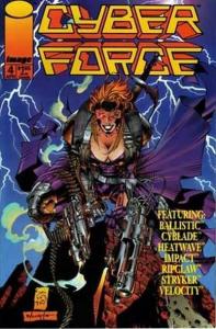 Cyberforce (1993 series) #4, NM- (Stock photo)