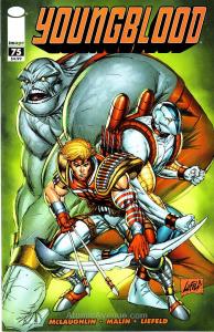 Youngblood #75C VF/NM ; Image | Rob Liefeld Badrock