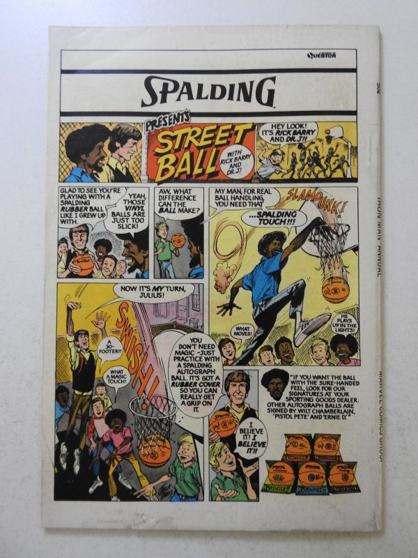 Iron Man Annual #4 (1977) Awesome Read! Sharp VG+ Condition!