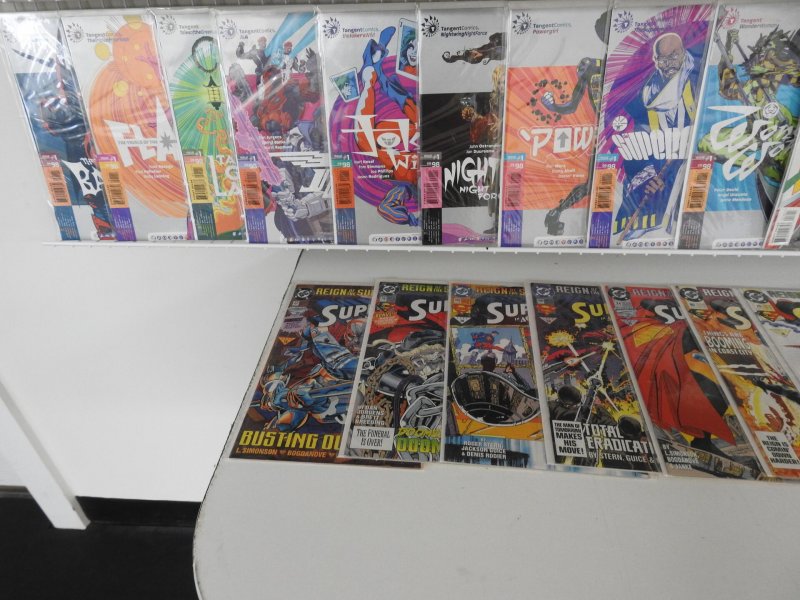 Huge Lot of 130+ Comics W/ Batman, Green Lantern, Superman Avg. VR Con.