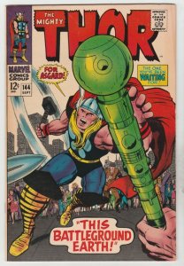 Thor, the Mighty #144 (Sep-67) VF/+  High-Grade Jack KIrby Art! Thor's Pals UTAH