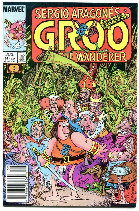 GROO the WANDERER #24, NM, Swords,dip, Sergio Aragones, more in store 