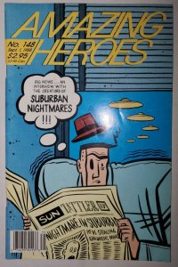 Amazing Heroes #148 DC Fantagraphics Comics September 1988 (VGFN)