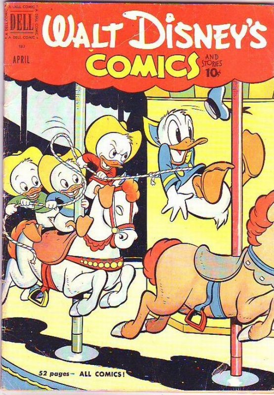 Comics and Stories, Walt Disney's #127 (Apr-51) VG Affordable-Grade Donald Du...