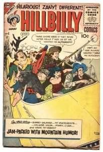 Hillbilly Comics #4 1956- Rare Charlton series- Mountain Humor VG/FN