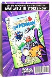 CATDAD & SUPERMOM What Makes a Hero? #1 Scoot Comics for Kids Scout Comics