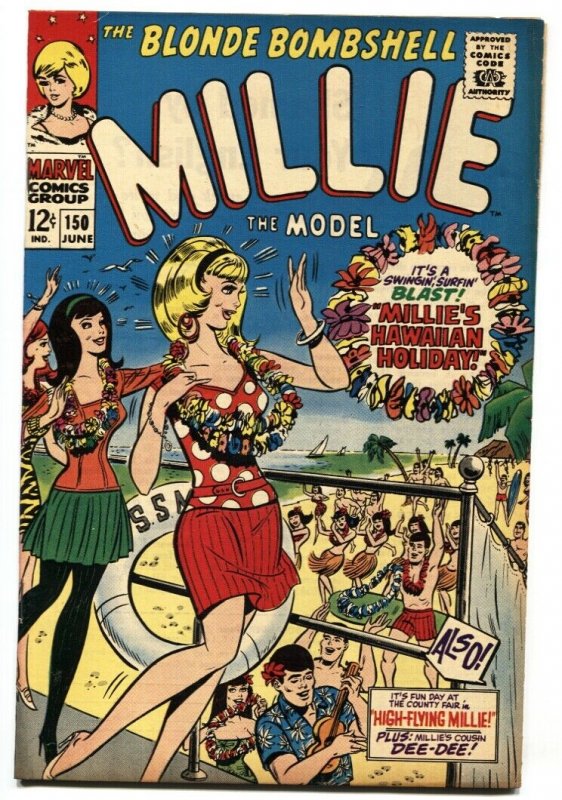 MILLIE THE MODEL #150-1967-Hawaiian vacation-GGA-comic book