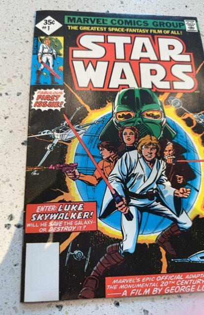 STAR WARS #1 VF  WHITMAN VARIANT REPRINT 1ST APP VADER & SKYWALKER 1977