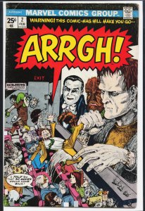 Arrgh! #2 (1975) Frankenstein's Monster