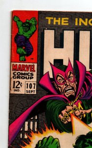 Incredible Hulk #107 - Mandarin - 1969 - VG/FN