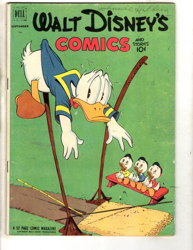 Walt Disney's Comics & Stories # 144 FN Dell Golden Age Comic Book JL19