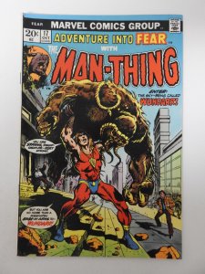 Adventure into Fear #17 (1973) 1st Appearance of Wundarr! Sharp Fine+ Condition!