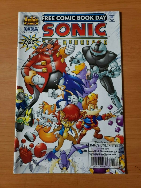 Sonic The Hedgehog #1 FCBD Variant ~ NEAR MINT NM ~ 2008 Archie Comics