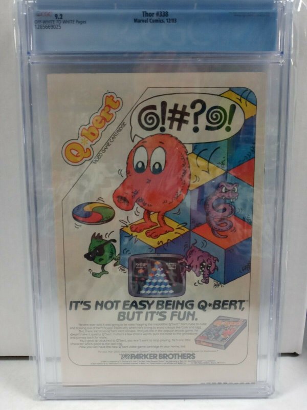 Thor 338 - 2nd Appearance Of Beta Ray Bill - 1983 - CGC Graded 9.2