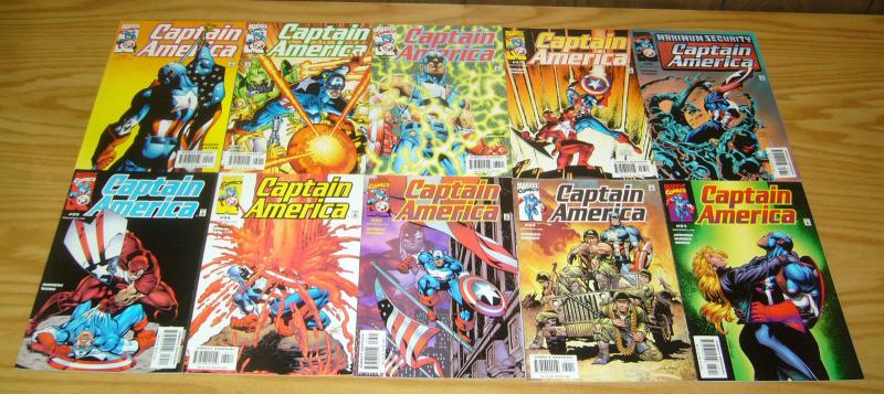 Captain America vol. 3 #1-50 VF/NM complete series + (4) annuals - heroes return 