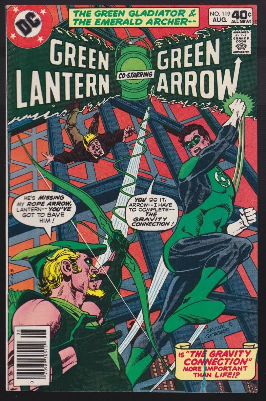 Green Lantern #119 Green Arrow VF+ 8.5 DC Comic - Aug 1979