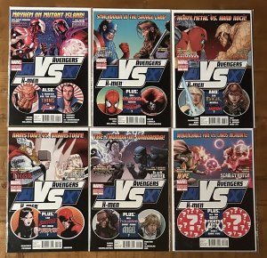 Avengers Vs  X-Men #1,2,3,4,5.6 Variant Lot