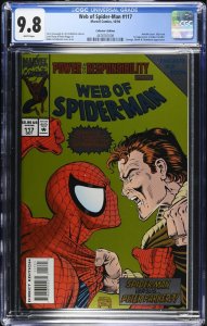 WEB OF SPIDER-MAN #117 (1994) CGC 9.8 COLLECTOR'S ED.  1ST JUDAS TRAVELLER kg