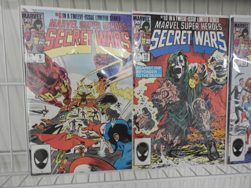 Marvel Super Heroes Secret Wars #1-12 (1984) High Grade Complete Set! NM- AVG!!