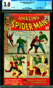 Amazing Spider-Man #4 CGC Graded 3.0 Origin/1st Sandman, 1st Betty Brant