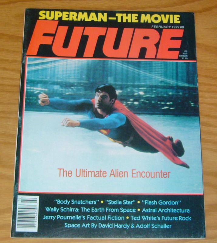 Future Magazine #8 VF superman - invasion of the body snatchers  jerry pournelle