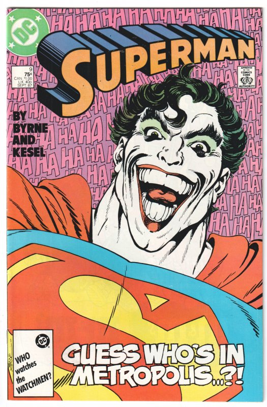 Superman #9 (1987) Joker by John Byrne