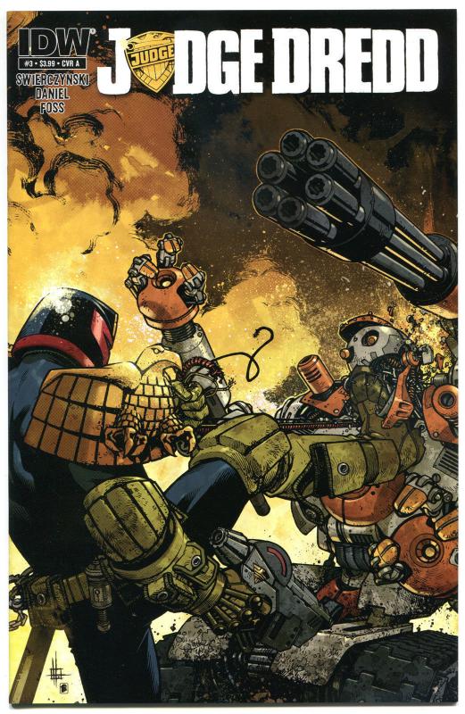 JUDGE DREDD #3 A, NM, IDW,  2012, Sci-fi, Police, I am the Law, more in store