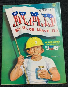 1971 MAD Magazine #144 FN 6.0 SIGNED by Sergio Aragones w/ COA / Fisherman