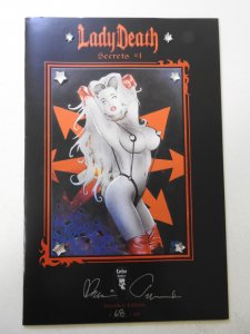 Lady Death: Secrets #1 Jewelled Edition FN/VF Condition! Signed W/ COA!