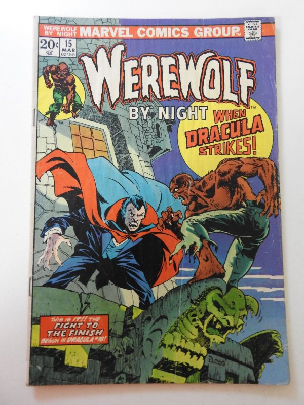 Werewolf by Night #15 (1974) GD/VG Condition MVS intact! moisture damage