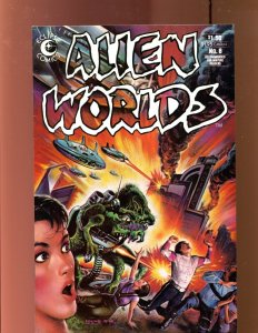 Alien Worlds #1-8 - EIGHT PIECE LOT! (INDIVIDUAL GRADES SEE DETAILS) 1982/83