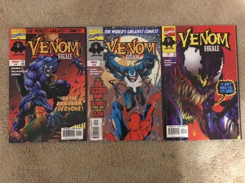 Marvel Venom Finale 1 - 3 Complete Set NM/M **Unread Copies**