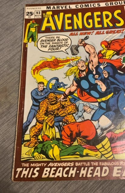 The Avengers #93 Regular Edition (1971)