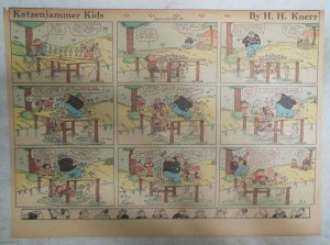 The Katzenjammer Kids Sunday by Knerr from 10/2/1938 Size: 11 x 15 inch