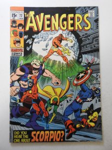 The Avengers #72 VG/FN Condition! moisture stain bc