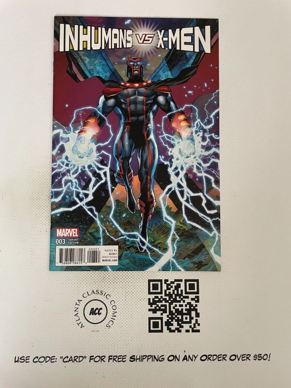 Inhumans Vs. X-Men # 3 NM 1st Print Variant Cover Marvel Comic Book Hulk 20 SM7