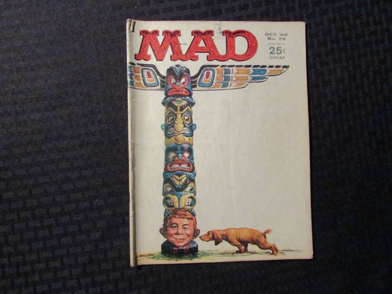 1962 MAD Magazine #74 VG- 3.5 Spy vs Spy