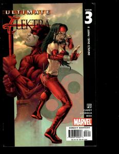 Lot of 9 Ultimate Marvel Comics Elektra 5 4 3 2 1 Daredevil Elektra 4 3 2 1 SM11