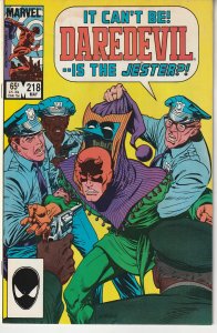 Daredevil(vol. 1)# 218 The Return of the Jester !