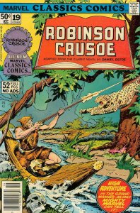 Marvel Classics Comics #19 VF ; Marvel | Robinson Crusoe