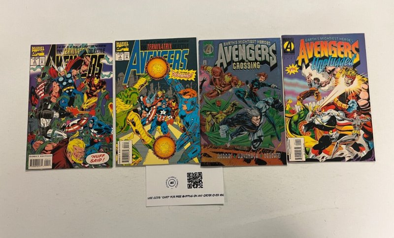 4 Marvel Comics Avengers Terminatrix #3 4 Unplugged #1 Crossing #1 62 JW14