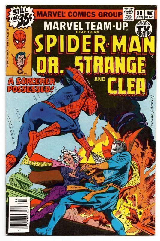 Marvel Team Up #80 VINTAGE 1979 Marvel Comics Spider-Man Doctor Strange Clea 