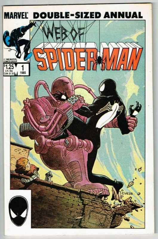 Web of Spider-Man Annual #1 (1989) - 8.0 VF *Vess Cover/Future Max*