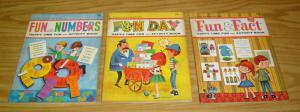 (3) Fun & Fact Activity Books FN happy time fun day - fun with numbers