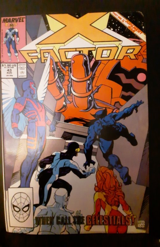 X-Factor #43 Direct Edition (1989) NM-