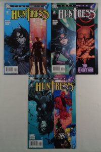 Huntress Year One #2 3 4 NM- Front/Back Cover Scans DC 2008