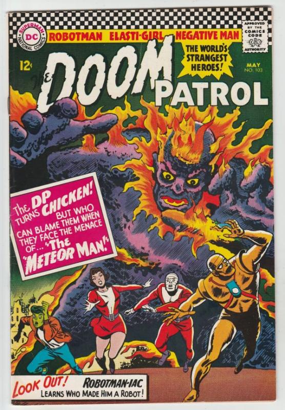 Doom Patrol #103 (May-66) NM- High-Grade Proffesor, Negative Man, Elasti-Woma...