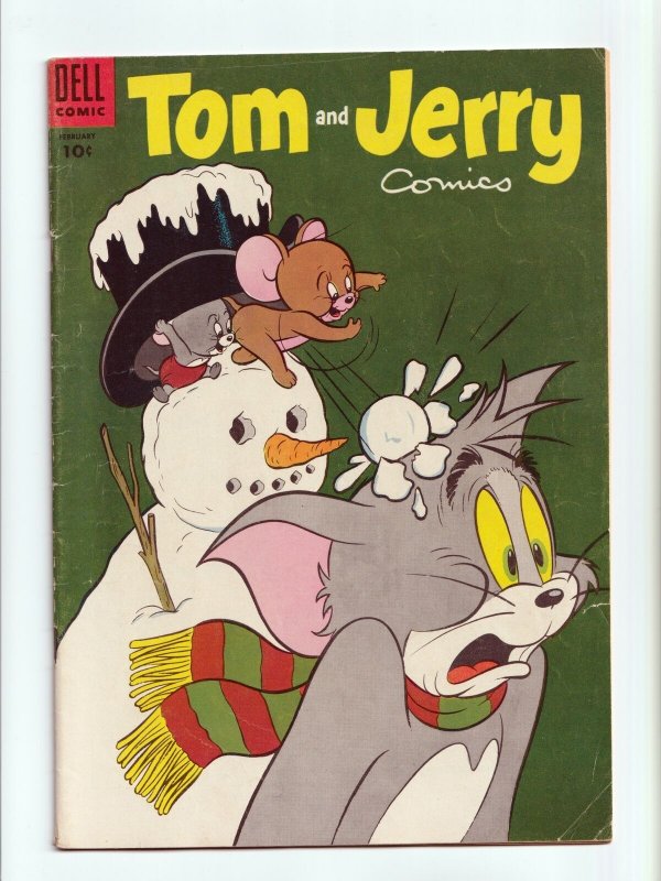 Tom and Jerry Comics #127 Golden Age Dell Comics 1955 VG/FN