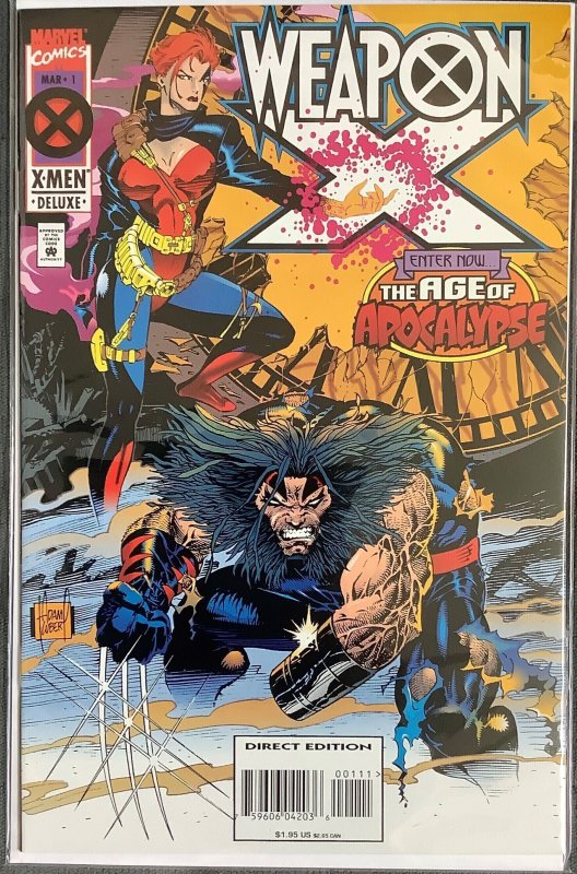 Weapon X #1 (1995, Marvel) Age of Apocalypse. NM/MT